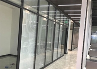 कार्यालय ग्लास विभाजन डिजाइन के लिए डबल ग्लास विभाजन दीवार टेम्पर्ड ग्लास