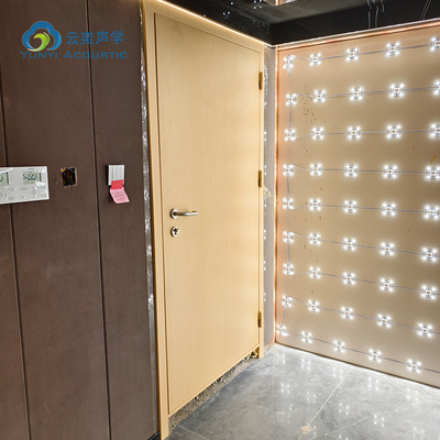 थ्रेशोल्ड और चुंबकीय सील प्रकार 45db ध्वनि प्रतिरोधी दरवाजे ध्वनि प्रतिरोधी आंतरिक दरवाजे के लिए