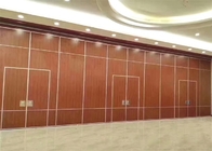 बैठक के कमरे के लिए ध्वनिक लकड़ी की तह विभाजन दीवार आसान स्थापना